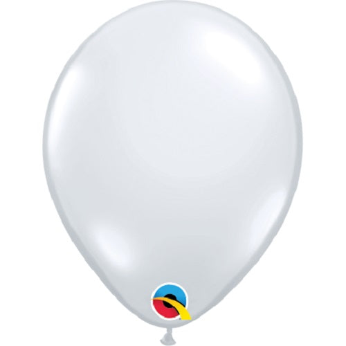 Diamond Clear Latex Balloons 5 inch Qualatex | Party Save Smile