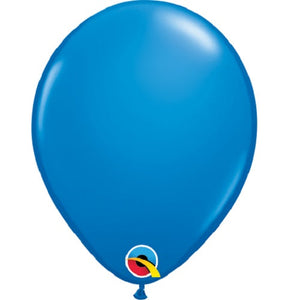 Dark Blue Latex Balloons: 5 inch Qualatex Decorator