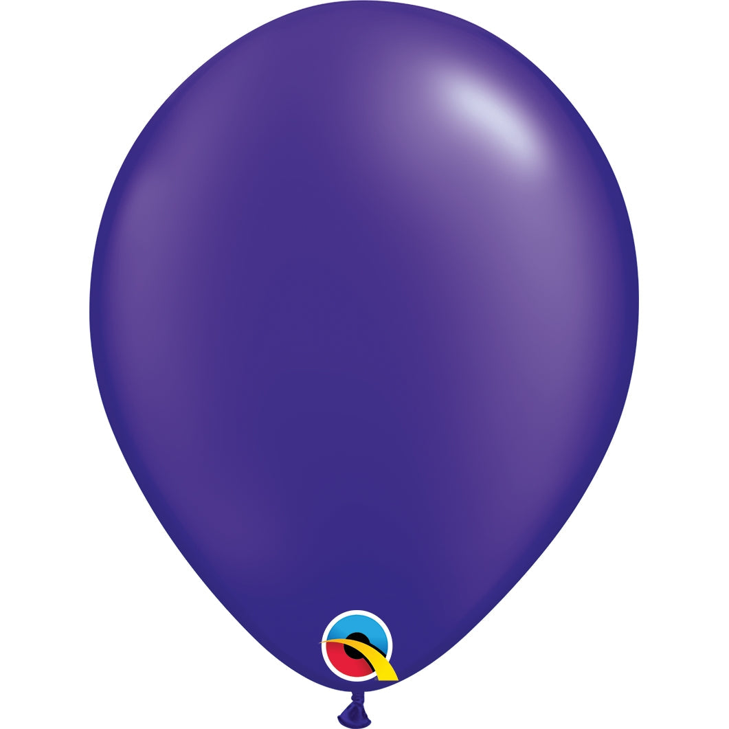 Pearl Quartz Purple Latex Balloons 5 inch Qualatex | Party Save Smile