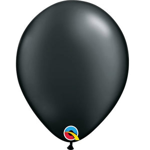Qualatex Pearl Onyx Black Latex Balloons 11 inch