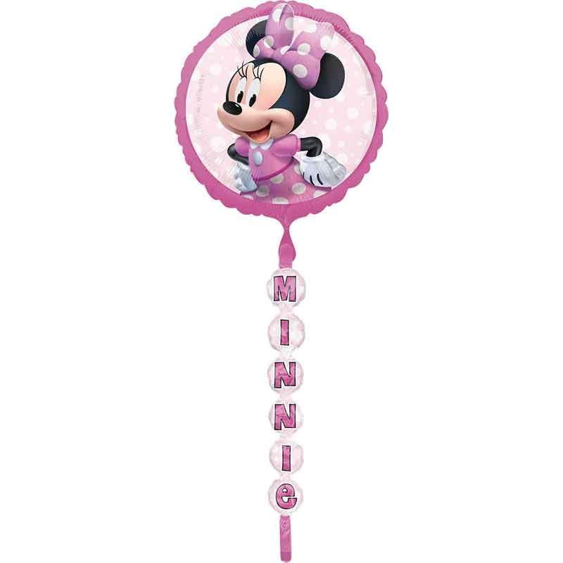 Minnie Mouse Airwalker Balloon with Tail 170cm | Party Save Smile