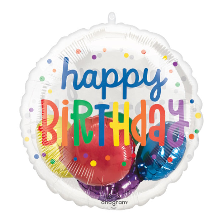 Rainbow Insiders Birthday Balloon 20 Inches | Party Save Smile