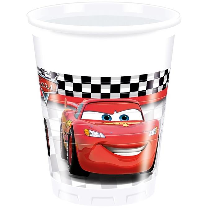 Disney Cars RSN Party Cups Pack of 8 | Party Save Smile