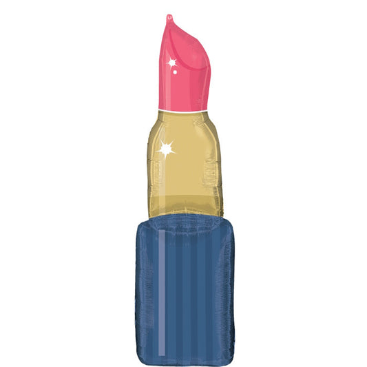Lipstick Shaped Foil Balloon 41 inches | Party Save Smile