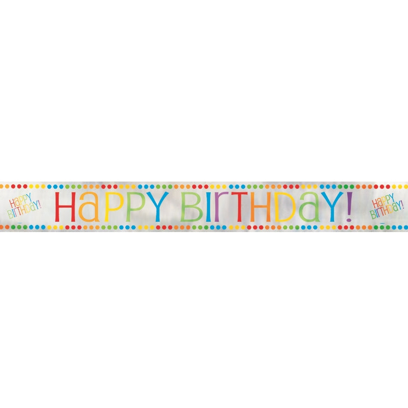 Rainbow Colour Birthday Party Pack: Tableware & Decoration Kit