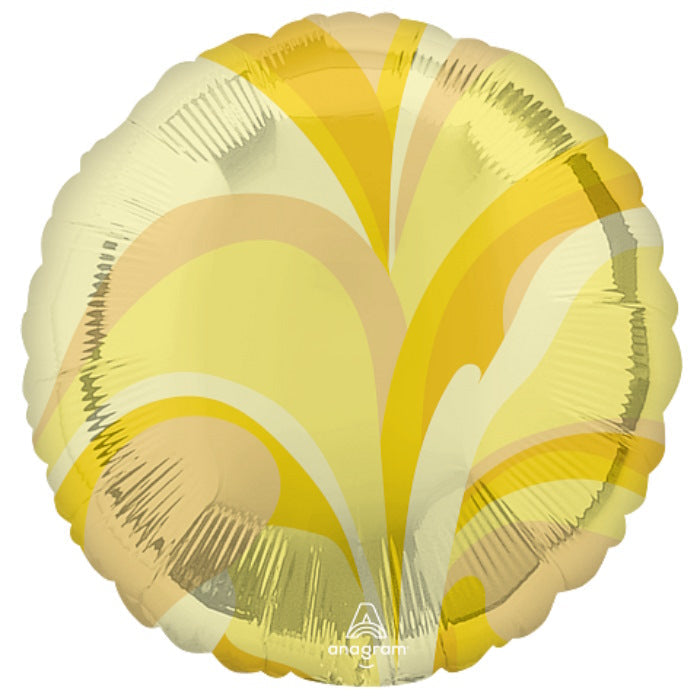 Gold Marble Round Foil Balloon 18 Inch | Party Save Smile