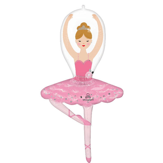 Ballerina Girl 43 inch Foil Balloon | Party Save Smile