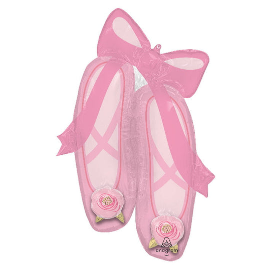 Ballerina Slippers Foil Balloon 40 inches | Party Save Smile
