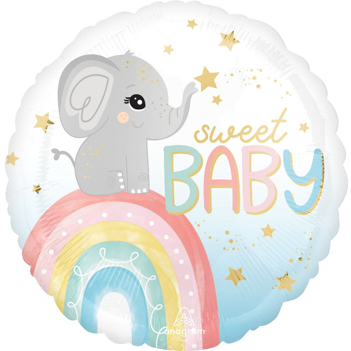 Sweet Baby Elephant Foil Balloon 18 inches | Party Save Smile