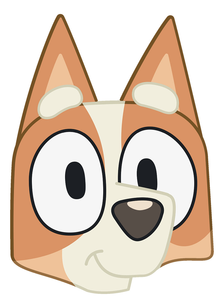 Bluey Bingo Face Mask - Single Card Face Mask