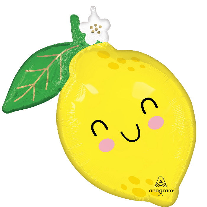 Lemon Foil Balloon 25 inches | Party Save Smile