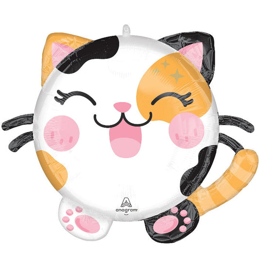 Kawaii Cat Foil Balloon 20 inches | Party Save Smile