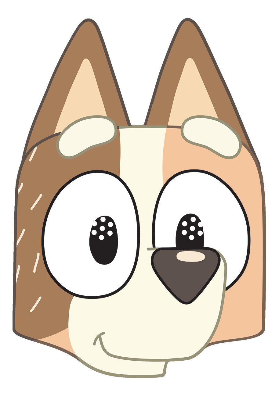 Bluey Chilli Face Mask Face Mask Cardboard (Single)