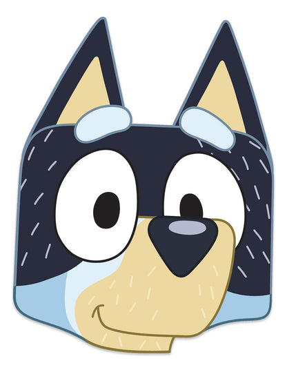 Bluey Bandit Face Mask - Single Card Face Mask