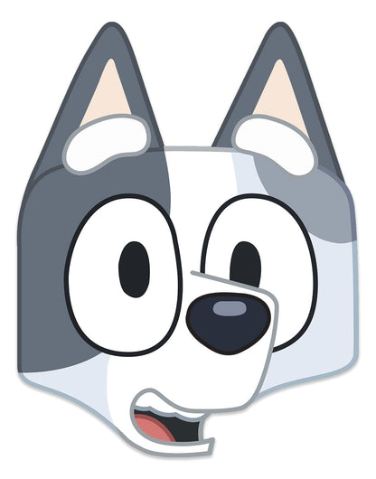 Bluey Muffin Face Mask - Single Card Face Mask