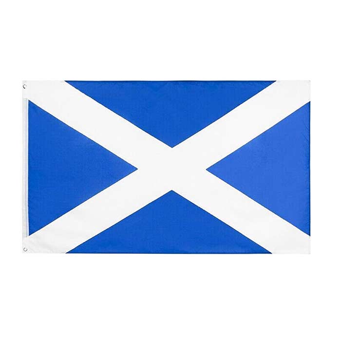 Scotland Large Fabric Flag World Cup Decoration 150 x 90cm | Party Save Smile