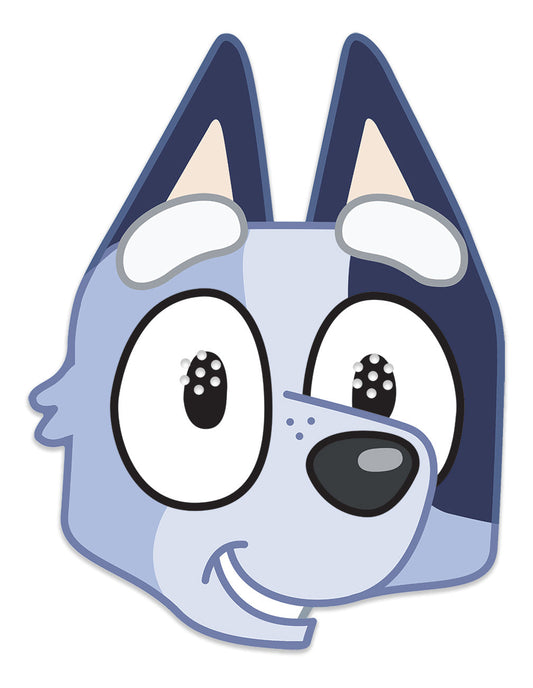 Bluey Socks Face Mask - Single Cardboard Mask