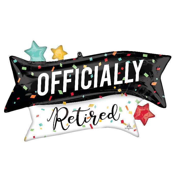 Officially Retired Foil Balloon 36 inches | Party Save Smile