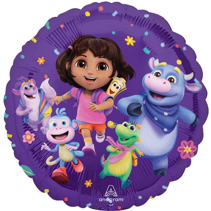 Dora the Explorer Foil Balloon 18 inches | Party Save Smile