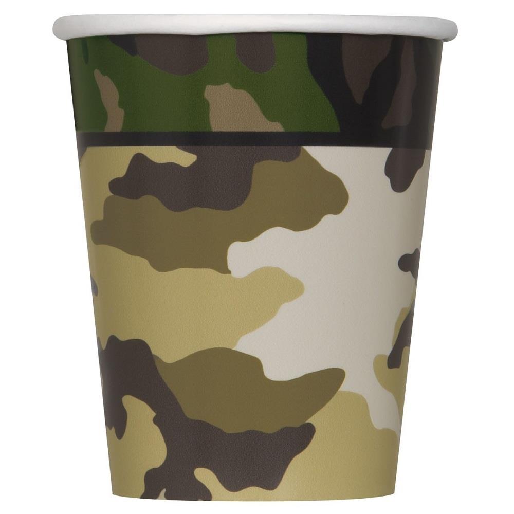 Camouflage Birthday Party Pack: Tableware & Decoration Kit
