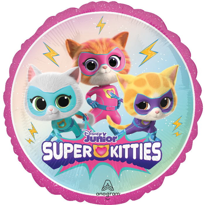 Super Kitties Foil Balloon 18 inches | Party Save Smile
