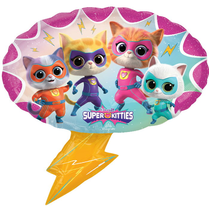 Super Kitties Foil Balloon 27 inches | Party Save Smile
