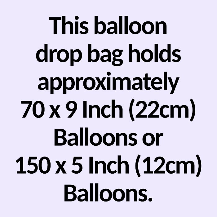Balloon Drop Bag