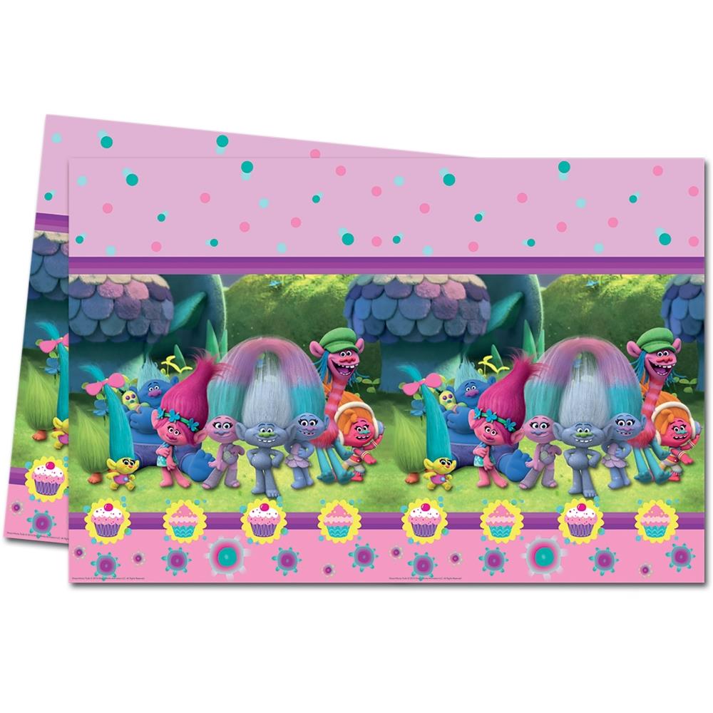 Trolls Birthday Party Pack: Tableware & Decoration Kit