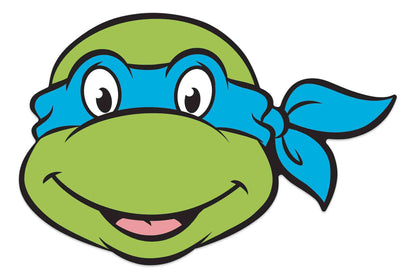 Leonardo Ninja Turtle Mask Single Cardboard Face Mask