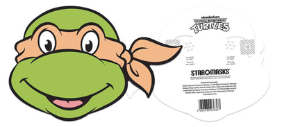 Michelangelo Ninja Turtle Mask Single Cardboard Face Mask