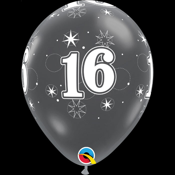 Diamond Clear 16th Birthday Latex Balloons 11 inches | Party Save Smile