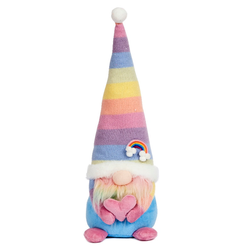 Pastel Rainbow Gonk Gnome (39 x 14cm) | Party Save Smile