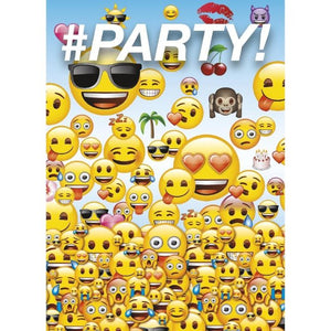 Emoji Icons Invitations Pack of 8 Invites with Envelopes