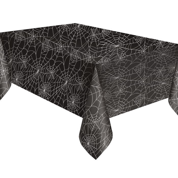 Halloween Tablecloth Spider Web 138 x 213cm | Party Save Smile