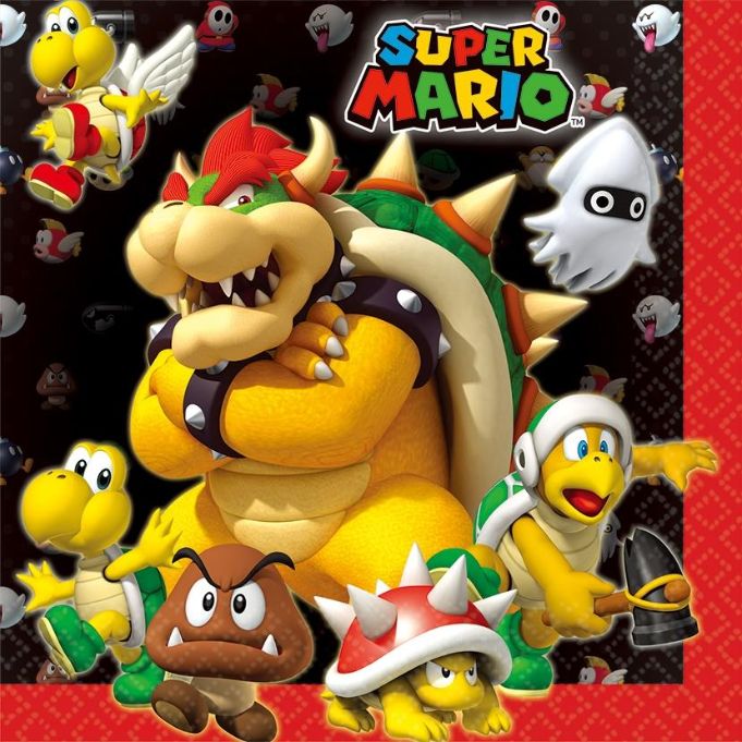 Super Mario Plates and Napkins Pack: Tableware Kit