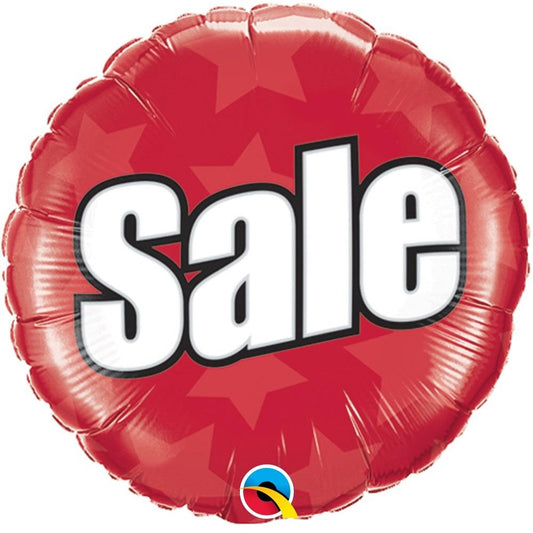 Red Sale Shop Foil Balloon 18 Inch | Party Save Smile