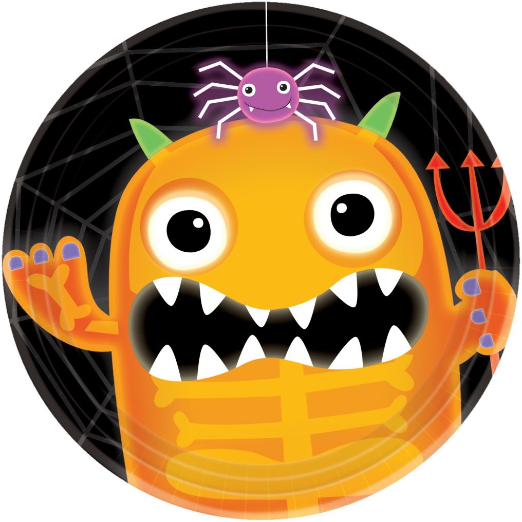 Boo Crew Halloween Party Cake Plates Pack of 8 | Party Save Smile