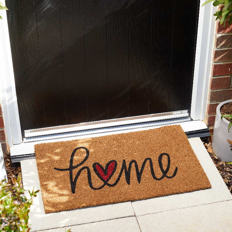 Home Is Where The Heart Is Door Mat 45 x 75cm | Party Save Smile