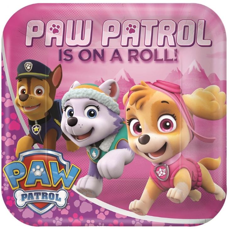 Pink Paw Patrol Tableware Party Pack