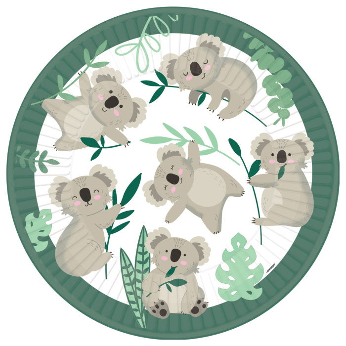Koala Birthday Party Pack: Tableware & Decoration Kit