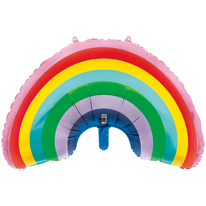 Rainbow Shaped Foil Balloon 28 Inches | Party Save Smile