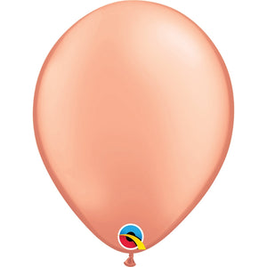 Qualatex Rose Gold Latex Balloons - 11 inch