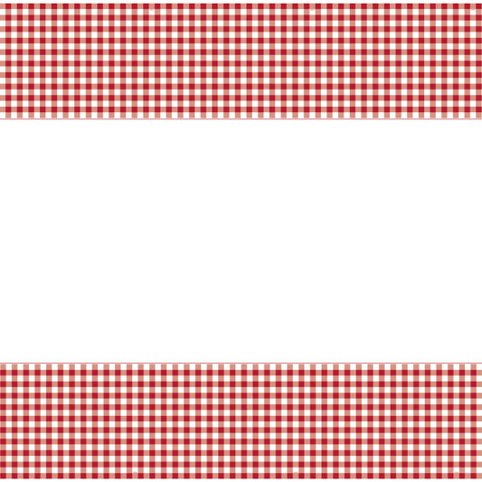 Red Gingham Plastic Tablecover Tablecloth 138 x 213cm | Party Save Smile