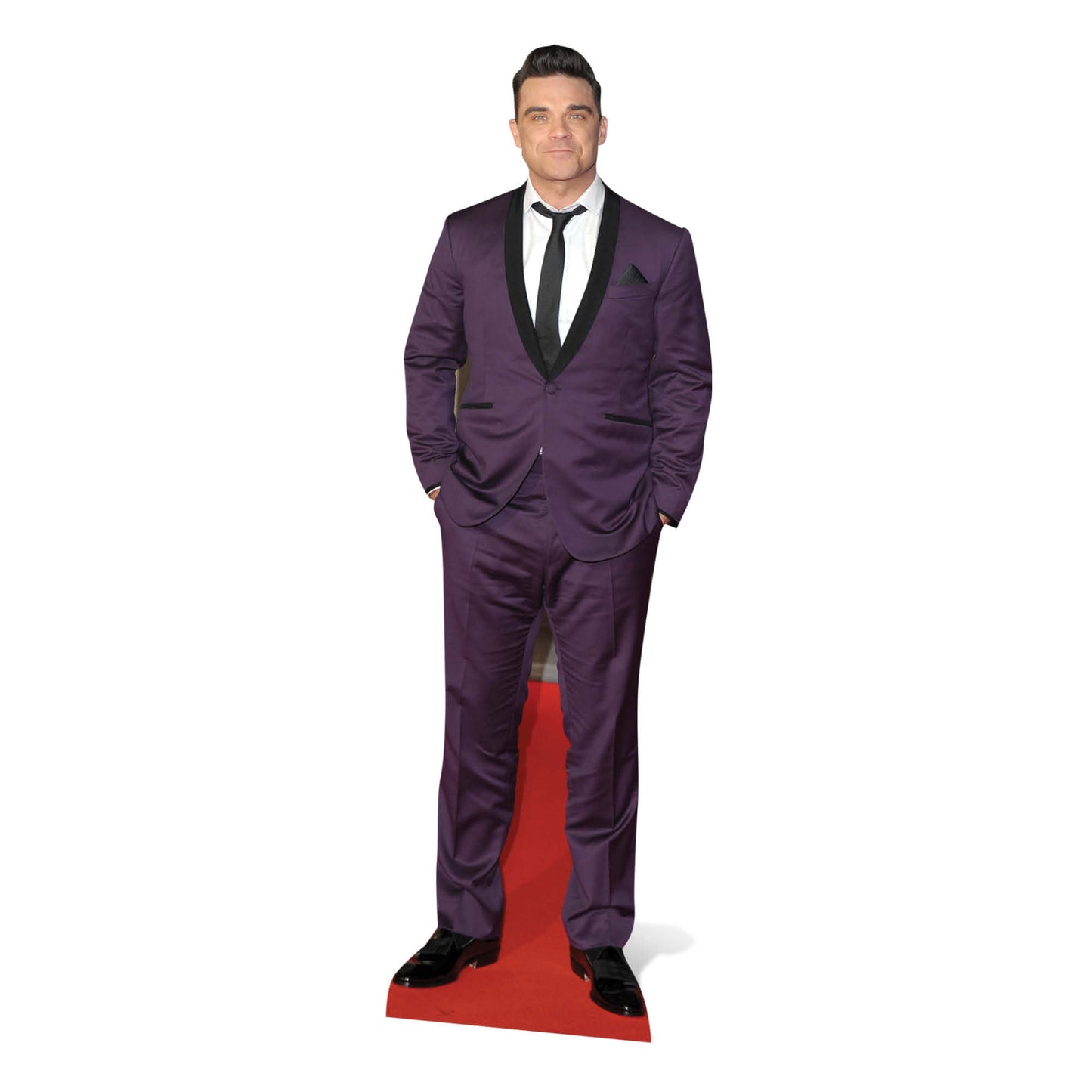 Robbie Williams Life Size Cutout Purple Suit Height 185cm
