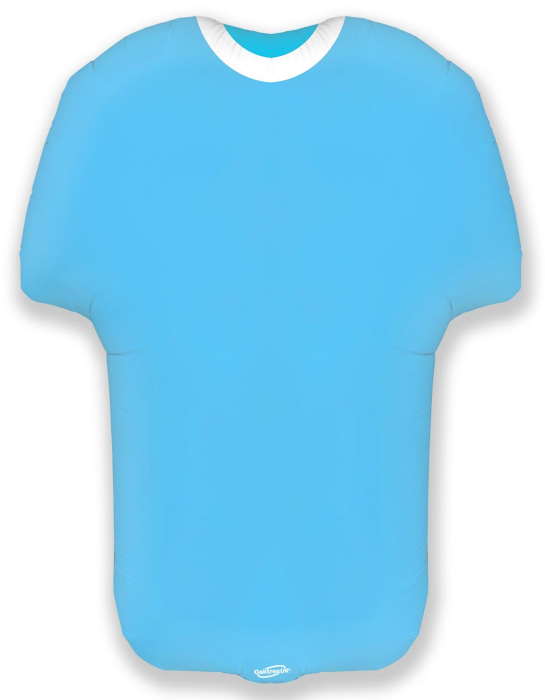 Blue Football Shirt Foil Balloon (24 inches)