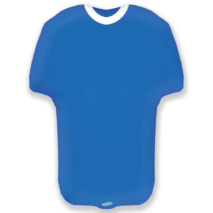 Blue Football Shirt Foil Balloon 24 inches | Party Save Smile