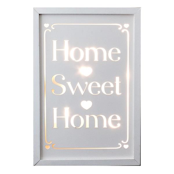 Home Sweet Home LED Light Wooden Decorative Box | Party Save Smile