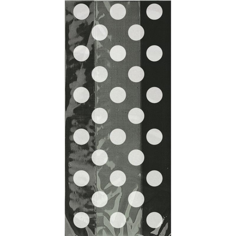 Black Polka Dot Treat Bags Pack of 20 | Party Save Smile