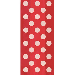 Red Cello Bags - Polka Dot Pack of 20