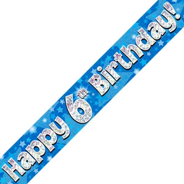 Blue Star 6th Birthday Party Pack: Tableware & Decoration Kit